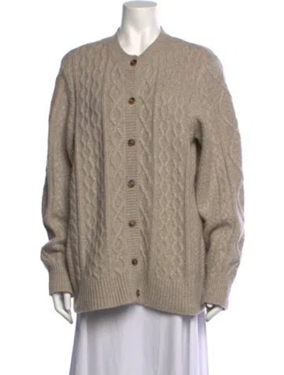 Pre-owned Favorite Daughter Crew Neck Sweater In Neutrals