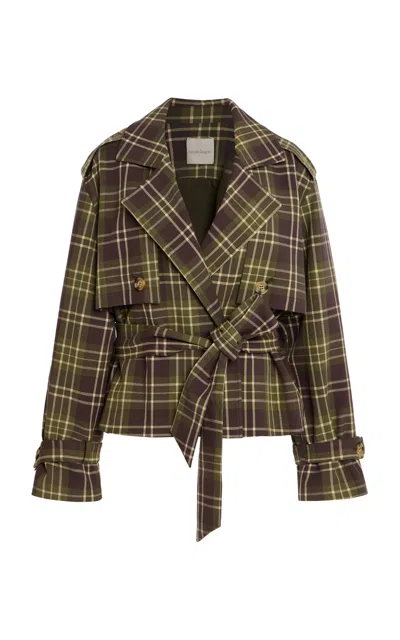 Favorite Daughter Cropped Charles Trench In Green