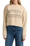 Favorite Daughter Cropped Collegiate Sweatshirt