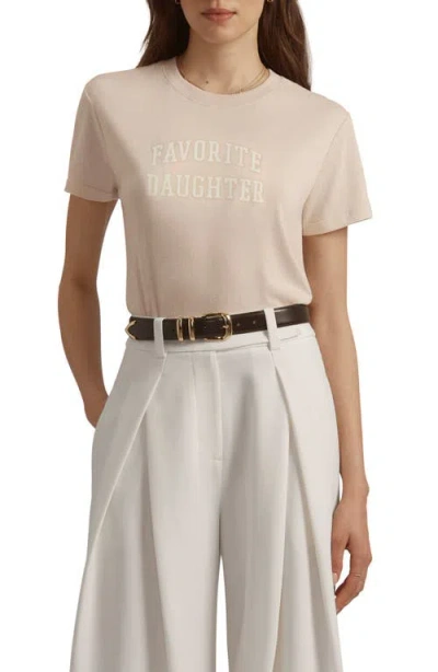 FAVORITE DAUGHTER FAVORITE DAUGHTER CROPPED COLLEGIATE TEE