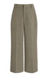 Favorite Daughter Cropped Houndstooth Fiona Trousers In Multi
