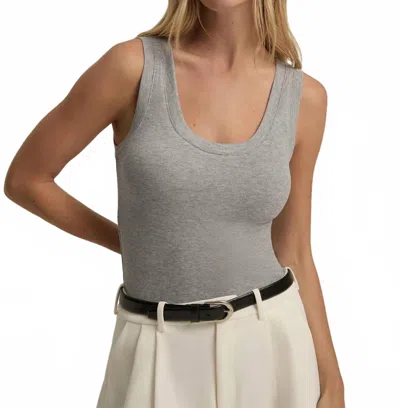 Favorite Daughter Cutting It Close Tank In Heather Grey In Gray