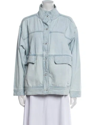 Pre-owned Favorite Daughter Denim Jacket W/ Tags In Blue