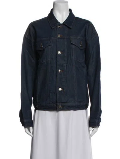 Pre-owned Favorite Daughter Denim Jacket W/ Tags In Blue