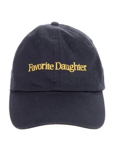 Pre-owned Favorite Daughter Embroidered Baseball Cap W/tags In Blue