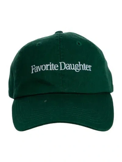 Pre-owned Favorite Daughter Embroidered Baseball Hat In Green