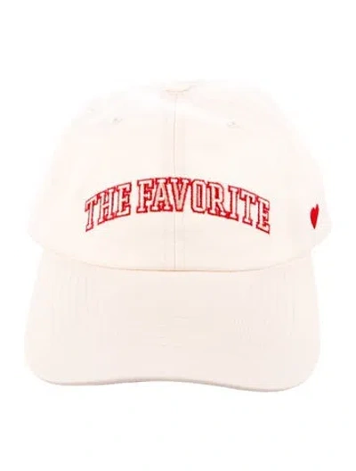 Pre-owned Favorite Daughter Embroidered Canvas Baseball Cap W/tags In Neutral