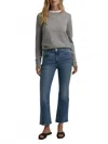 Favorite Daughter Erin Cropped Bootcut Jeans In Hyannis In Multi
