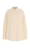 Favorite Daughter Ex-boyfriend Striped Cotton Shirt