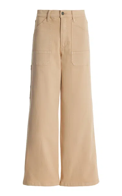 Favorite Daughter Exclusive Mischa Cotton-blend Utility Pants In Neutral