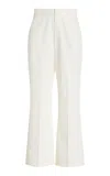 Favorite Daughter Exclusive Phoebe Twill Cropped Flared-leg Pants In White