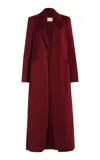 Favorite Daughter Exclusive The Juniper Satin Duster In Red