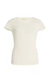 Favorite Daughter Exclusive The Kennedy Knit Top In Ivory