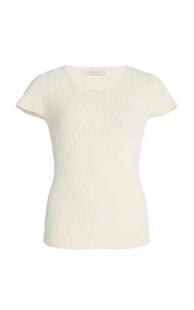 Favorite Daughter Exclusive The Kennedy Knit Top In Ivory