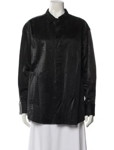 Pre-owned Favorite Daughter Faux Leather Jacket In Black