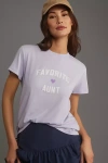 Favorite Daughter Favorite Aunt T-shirt In Purple