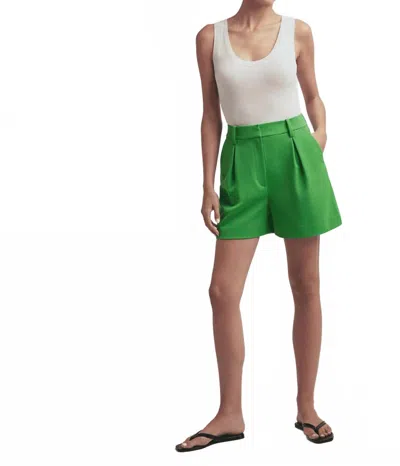Favorite Daughter Favorite High Waist Short In Lime In Green