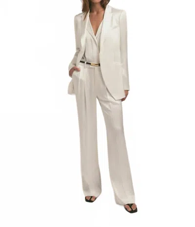 Favorite Daughter Favorite Low Rise Satin Pants In Ivory In Neutral