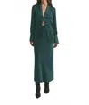 Favorite Daughter Favorite Maxi Skirt In Juniper In Green