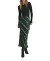Favorite Daughter Favorite Plaid Maxi Skirt In Juniper Plaid In Black