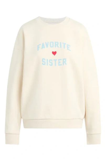 FAVORITE DAUGHTER FAVORITE DAUGHTER FAVORITE SISTER GRAPHIC SWEATSHIRT
