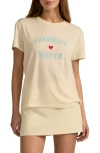 Favorite Daughter Favorite Sister Graphic T-shirt In Yellow