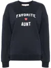 Favorite Daughter Favourite Aunt Heart Logo Sweatshirt In Blue