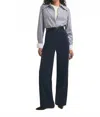 Favorite Daughter The Fiona High Waist Wide Leg Pants In Black