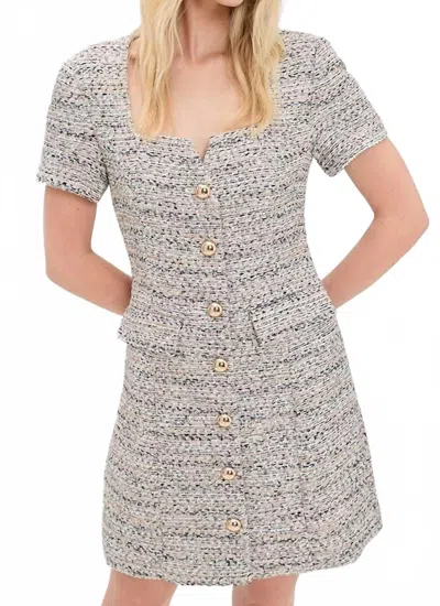 Favorite Daughter The First Wife Dress Pink Tweed In Multi