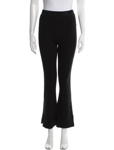 Pre-owned Favorite Daughter Flared Pants In Black