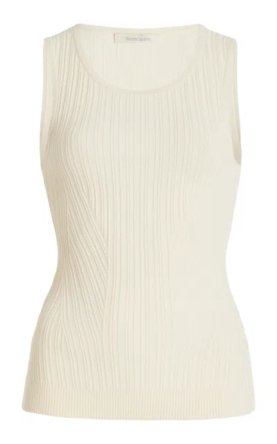 Favorite Daughter Fully Fashion Knit Tank In Ivory