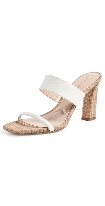 Favorite Daughter Gabi Sandals White/dk Natural