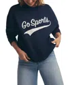 Favorite Daughter The Sports Mom Sweatshirt In Navy