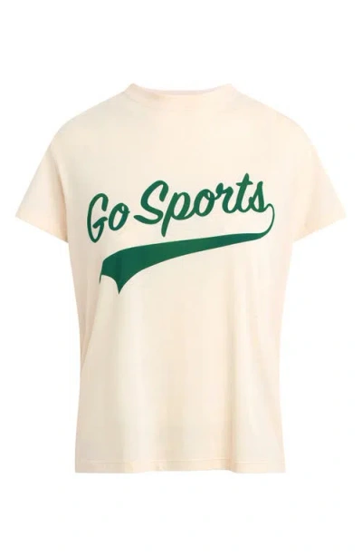 Favorite Daughter Go Sports Graphic T-shirt In Gardenia/emerald