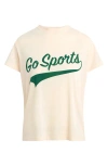 Favorite Daughter Go Sports Graphic T-shirt In Gardenia/emerald