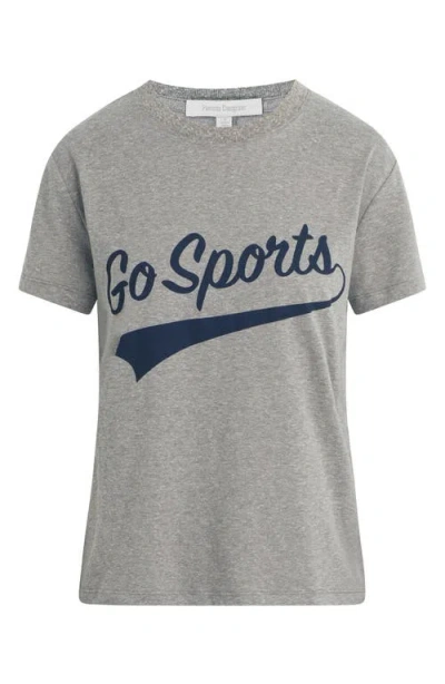 Favorite Daughter Go Sports Graphic T-shirt In Heather Grey W/na
