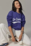 Favorite Daughter Go Sports Sweatshirt In Blue