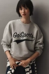Favorite Daughter Go Sports Sweatshirt In Grey
