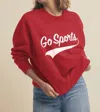 Favorite Daughter Go Sports Sweatshirt In Red