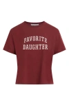 Favorite Daughter Graphic T-shirt In Sangria Nights