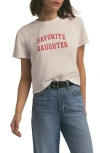 Favorite Daughter Graphic T-shirt In White Rouge