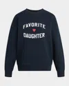 Favorite Daughter Heart Logo Sweatshirt In Black