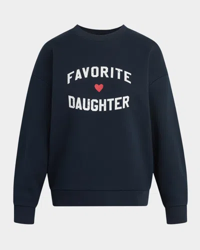 FAVORITE DAUGHTER HEART LOGO SWEATSHIRT