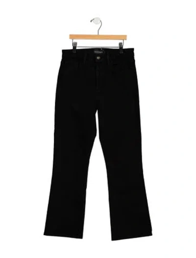 Pre-owned Favorite Daughter High-rise Flared Jeans In Black