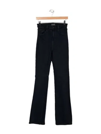 Pre-owned Favorite Daughter High-rise Flared Jeans In Blue