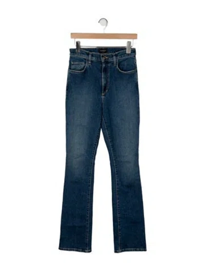 Pre-owned Favorite Daughter High-rise Flared Jeans In Blue