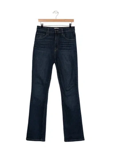 Pre-owned Favorite Daughter High-rise Flared Jeans In Blue