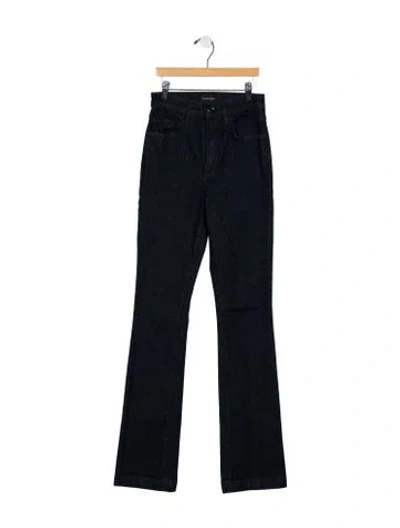 Pre-owned Favorite Daughter High-rise Flared Jeans In Blue