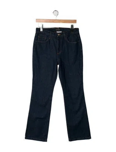 Pre-owned Favorite Daughter High-rise Flared Jeans In Blue