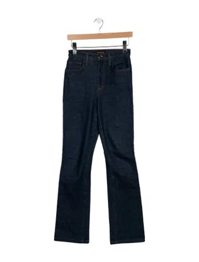 Pre-owned Favorite Daughter High-rise Flared Jeans In Blue